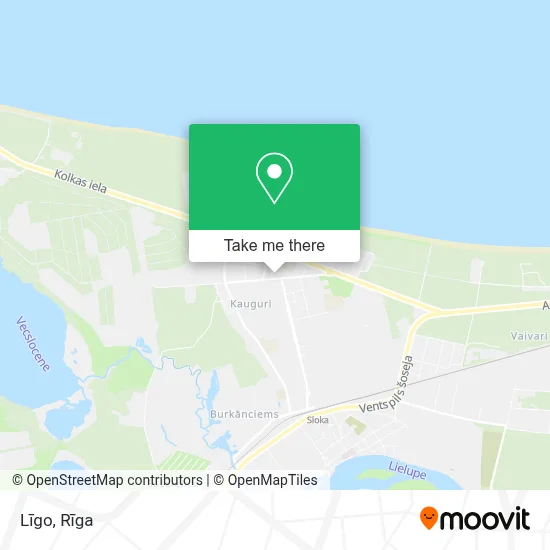 Līgo map