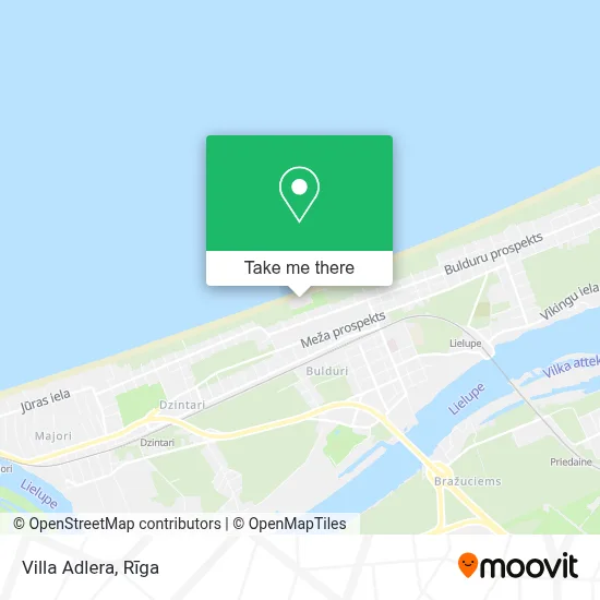 Villa Adlera map