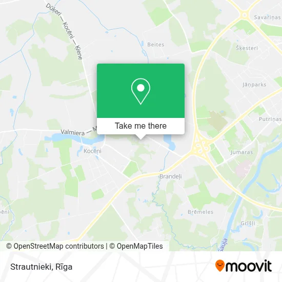 Strautnieki map