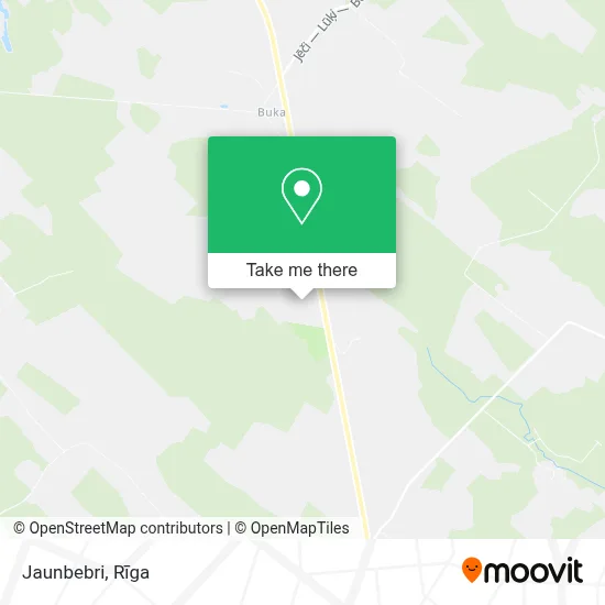 Jaunbebri map
