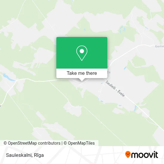 Sauleskalni map