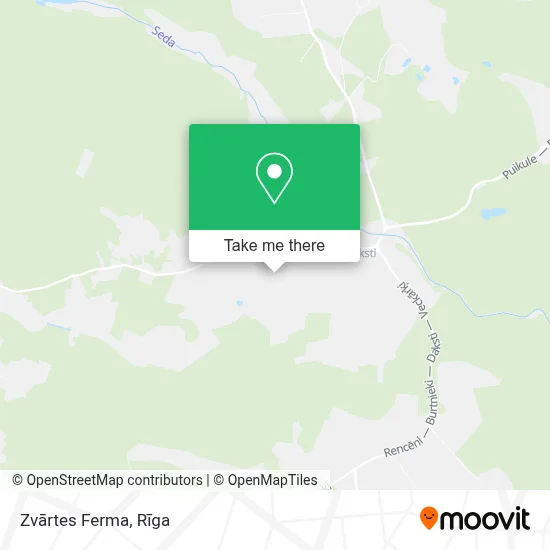 Zvārtes Ferma map