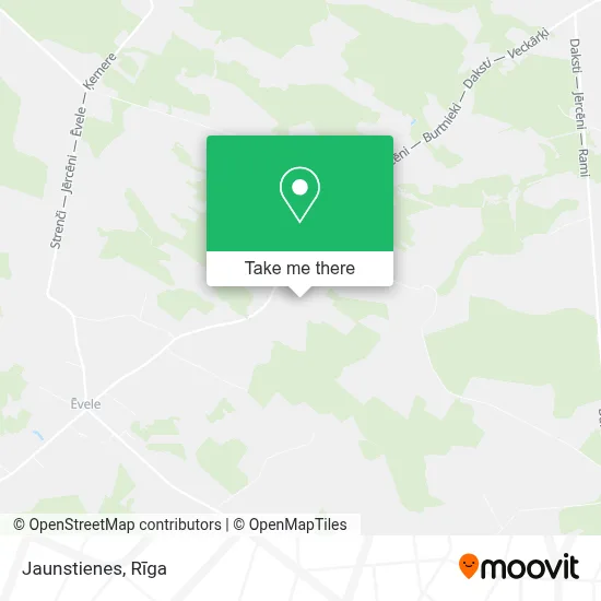 Jaunstienes map