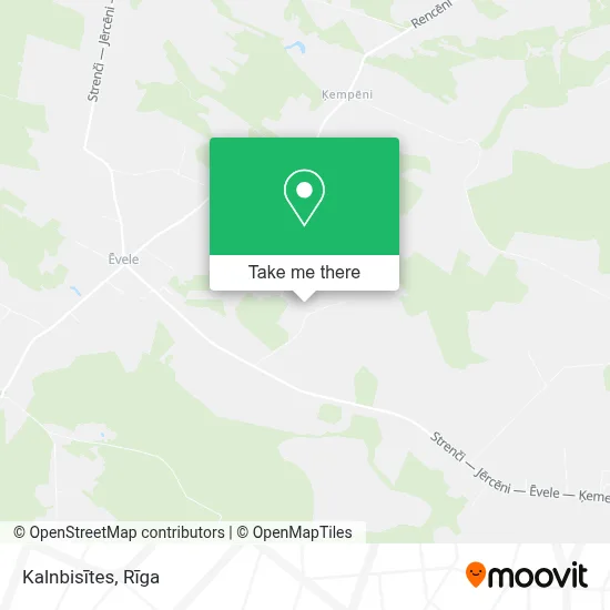 Kalnbisītes map