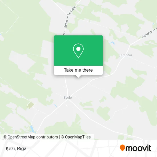 Ķeži map