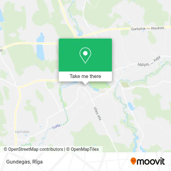 Gundegas map