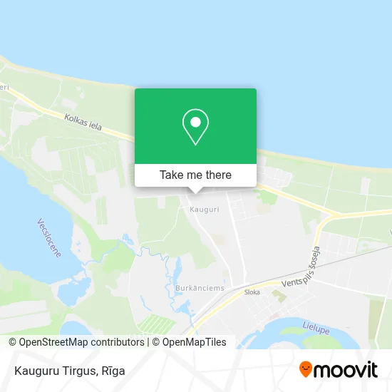 Kauguru Tirgus map