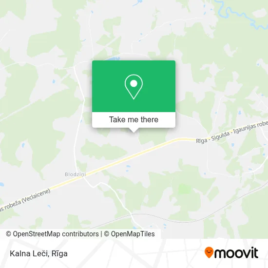 Kalna Leči map