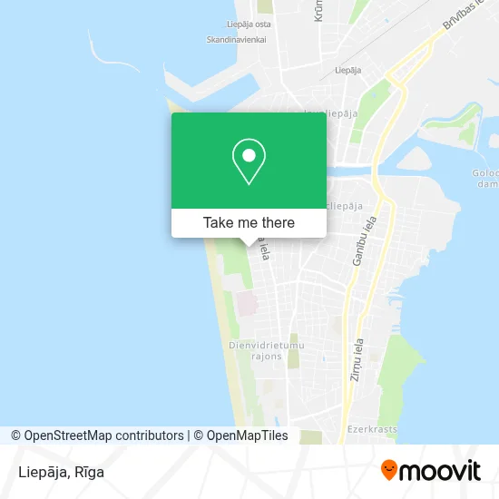 Liepāja map