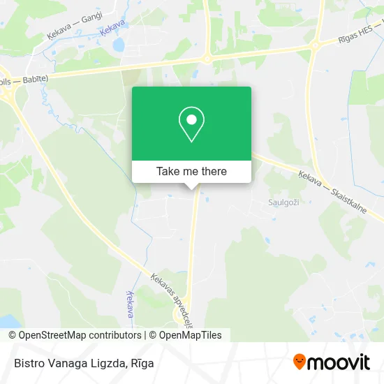 Bistro Vanaga Ligzda map