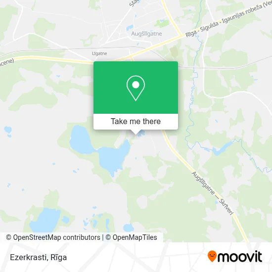 Ezerkrasti map