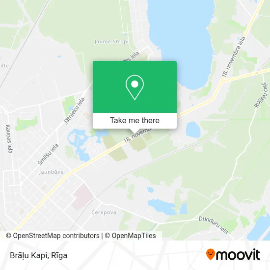 Brāļu Kapi map