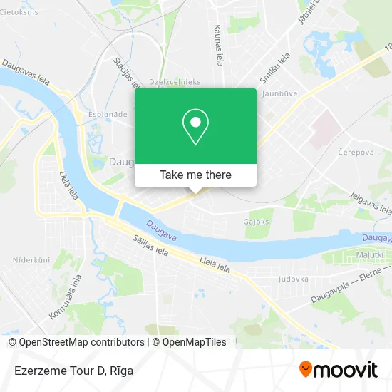 Ezerzeme Tour D map
