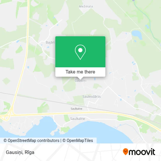 Gausiņi map
