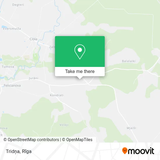 Tridņa map