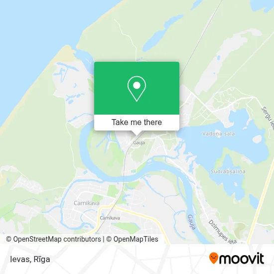Ievas map