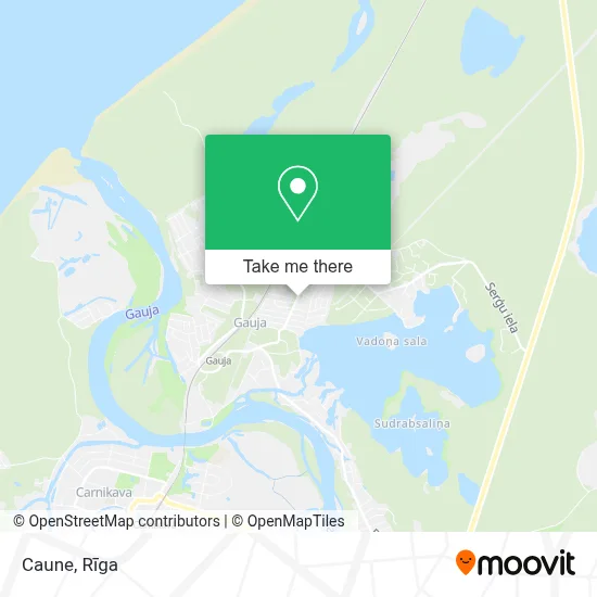Caune map