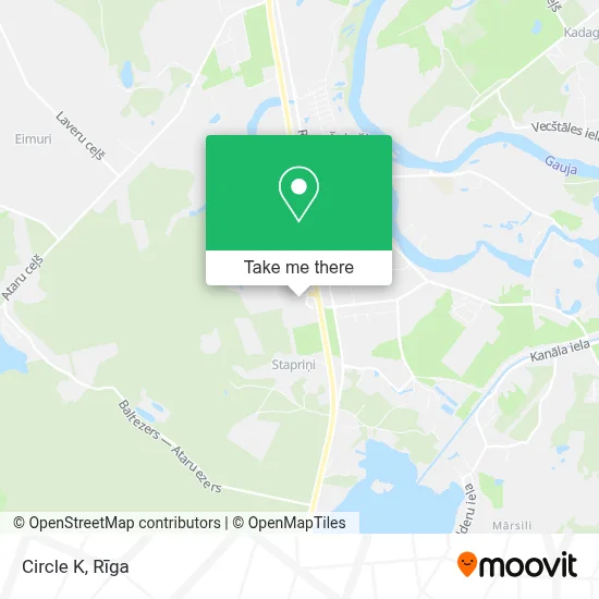 Circle K map