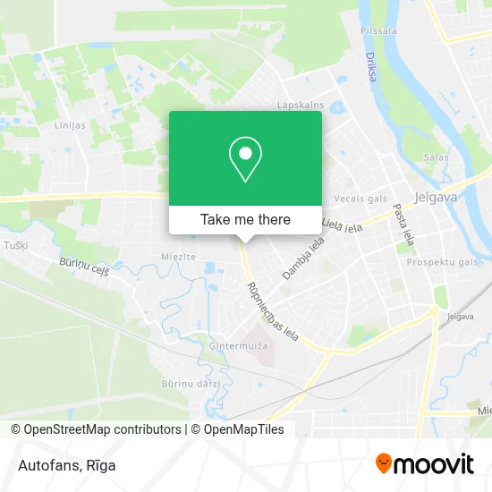 Autofans map