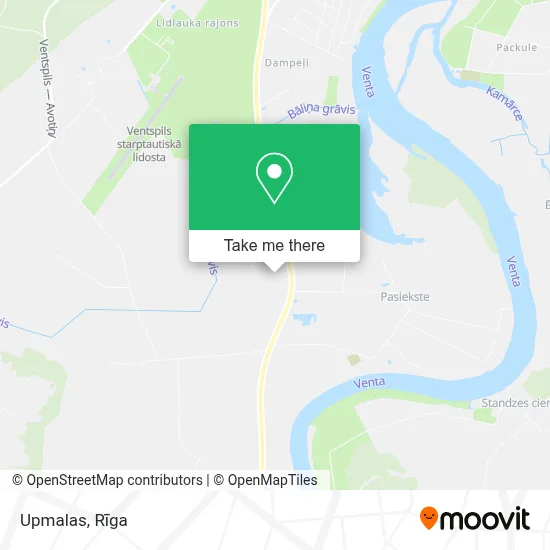Upmalas map