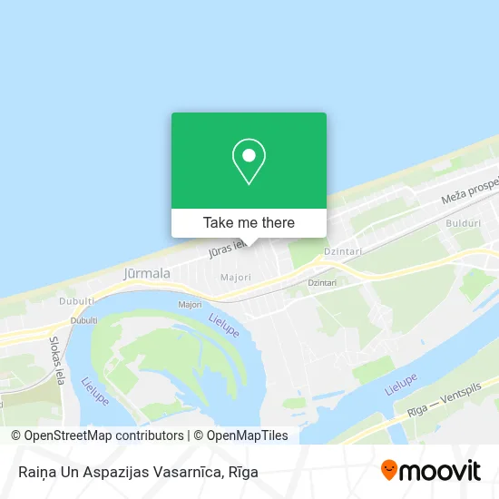 Raiņa Un Aspazijas Vasarnīca map