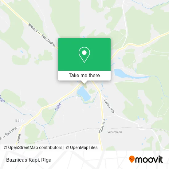 Baznīcas Kapi map