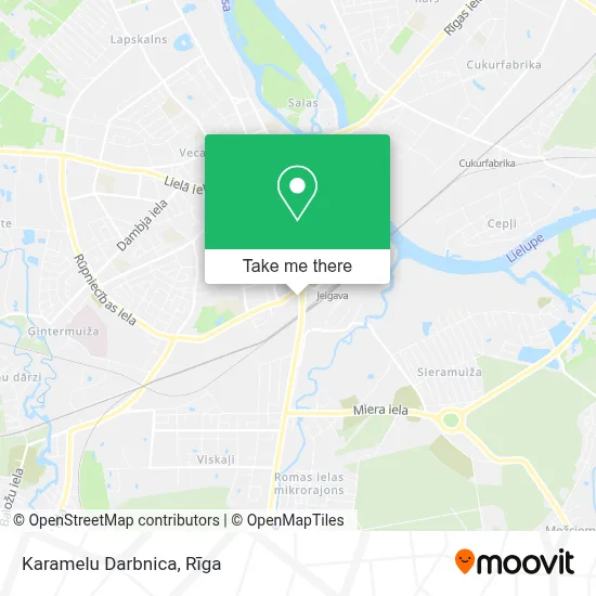 Karamelu Darbnica map