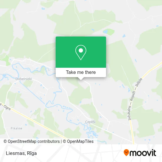 Liesmas map