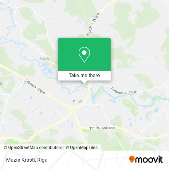 Mazie Krasti map