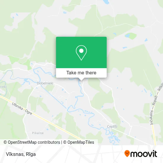 Vīksnas map