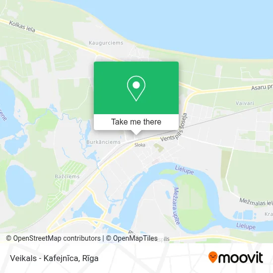 Veikals - Kafejnīca map
