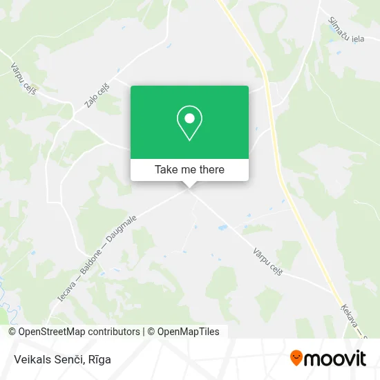 Veikals Senči map
