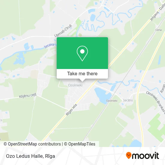 Ozo Ledus Halle map