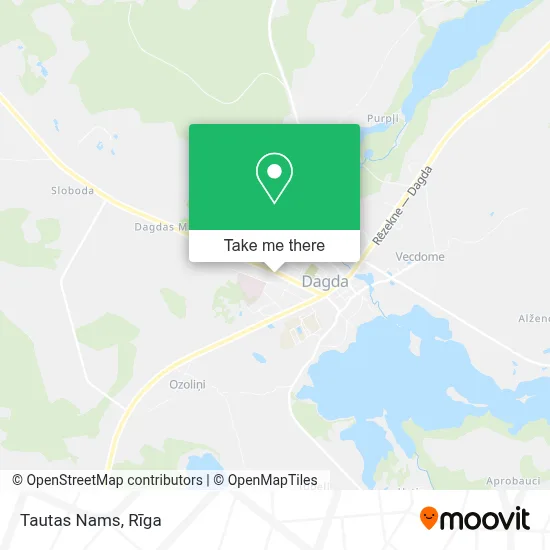 Tautas Nams map