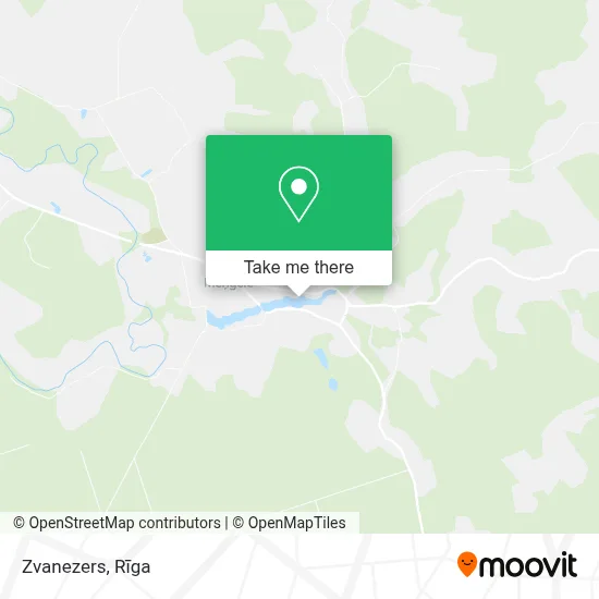 Zvanezers map