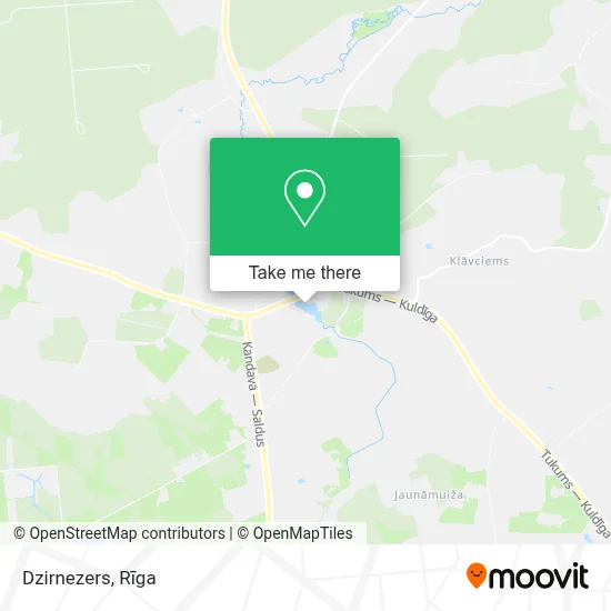 Dzirnezers map