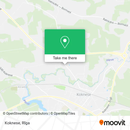 Koknese map