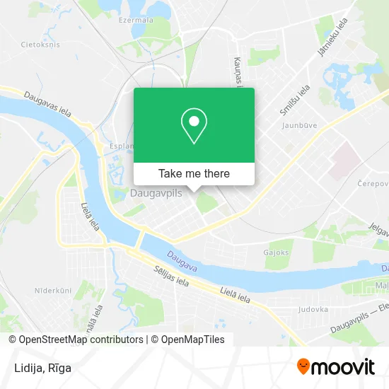 Lidija map