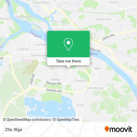Zīle map