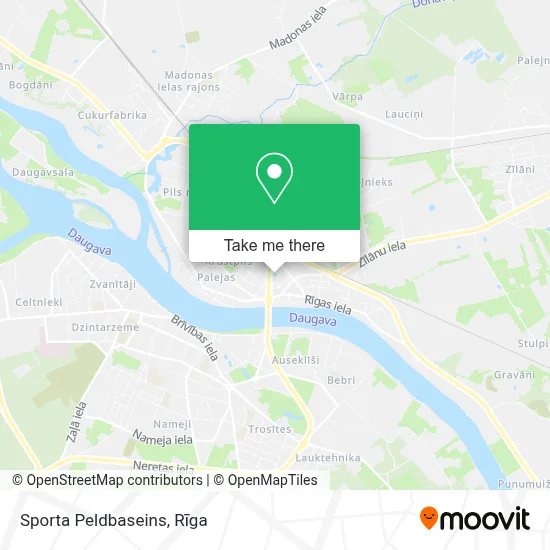 Sporta Peldbaseins map
