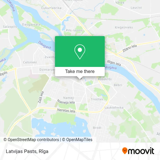 Latvijas Pasts map