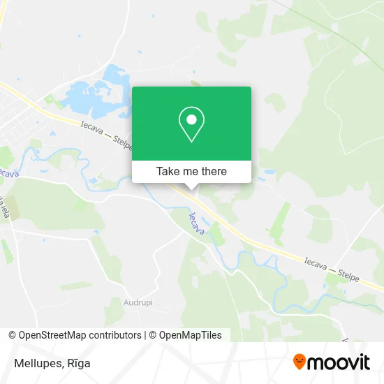 Mellupes map