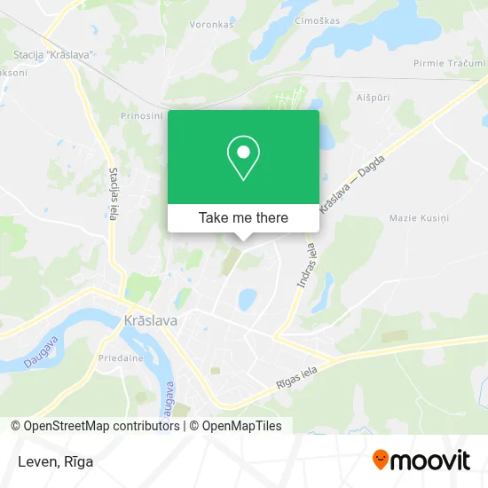 Leven map