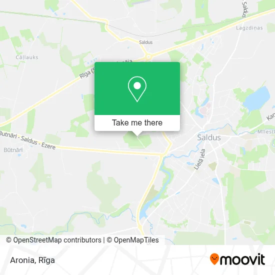 Aronija map