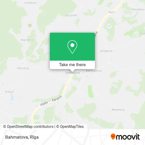 Bahmatova map
