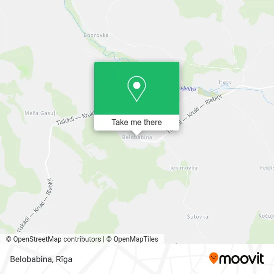 Belobabina map