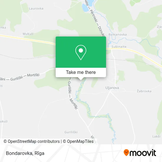 Bondarovka map