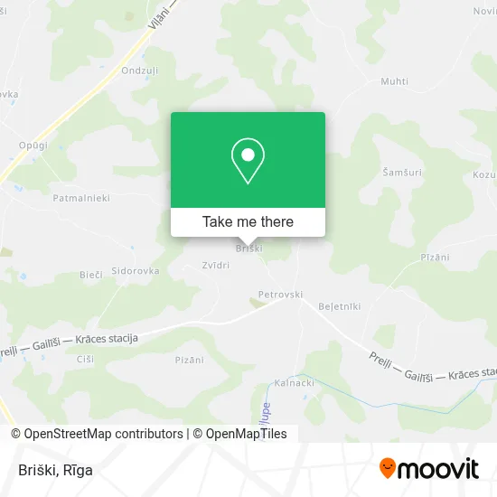 Briški map
