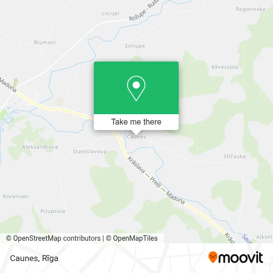 Caunes map