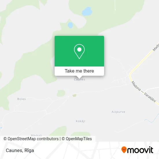 Caunes map